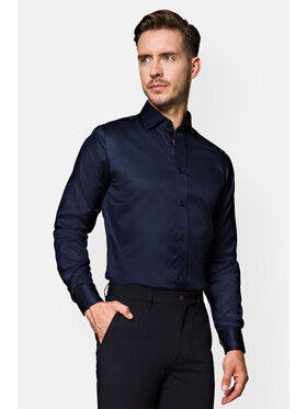 Lancerto Lancerto Koszula Costa KO073122000031.GRANAT Granatowy Slim Fit