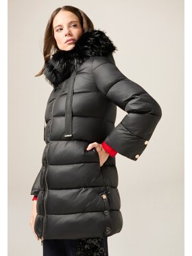 Oltre Oltre Giubbotto piumino F007R001487N033 Nero Baggy Fit