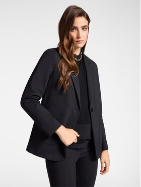 Elena Mirò Elena Mirò Kurtka outdoor R053P000089N033 Czarny Slim Fit