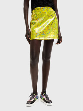 Desigual Desigual Minirock Ida 22WWFW01 Gelb Slim Fit