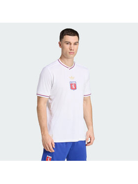 adidas adidas Koszulka techniczna 154853 Biały Slim Fit