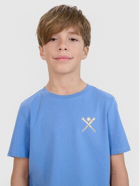 4F 4F T-shirt 4FJRSS25TTSHM2642-33S Blu Regular Fit