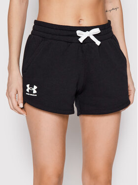 Under Armour Under Armour Szorty sportowe Ua Rival Fleece 1369858 Czarny Regular Fit