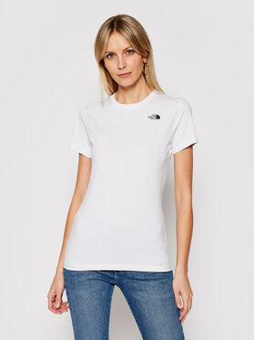 The North Face The North Face T-Shirt Simple Dome NF0A4T1A Bílá Regular Fit