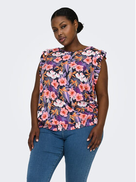 ONLY Carmakoma ONLY Carmakoma Majica 15298017 Šarena Regular Fit