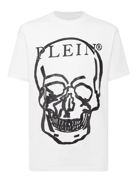 PHILIPP PLEIN PHILIPP PLEIN Tričko 3835 Biela Regular Fit