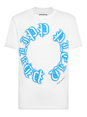 PHILIPP PLEIN PHILIPP PLEIN T-Shirt 14823 Biały Regular Fit