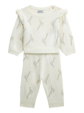 Guess Guess Komplet dziecięcy A5BG12 Z0870 Écru Regular Fit