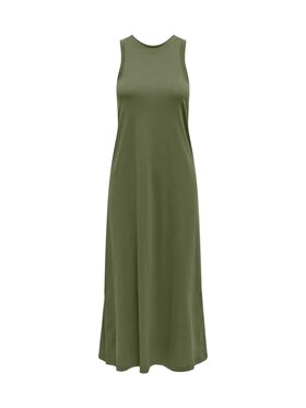 ONLY ONLY Vestito estivo Onlmay life ls long dress Verde Regular Fit