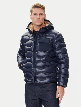 Blauer Blauer Prijelazna jakna 25WBLUC02080 Tamnoplava Regular Fit