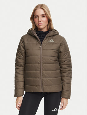 adidas adidas Outdoor яке Terrex Multi Essentials Climawarm Insulated Hooded Jacket KX4232 Кафяв Regular Fit