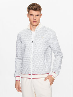 Guess Guess Bluza Rolph Z3YQ28 JR06W Biały Regular Fit