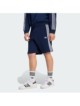 adidas adidas Szorty materiałowe 159264 Niebieski jasny Regular Fit