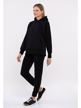 Volcano Volcano Bluza B-LOVE Czarny Comfort Fit