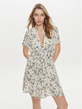 Liu Jo Liu Jo Kleid für den Alltag MA4367 T3617 Écru Regular Fit