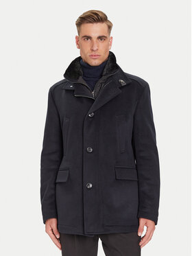 JOOP! JOOP! Gyapjú kabát 17 JO-48Gary 30048807 Sötétkék Regular Fit