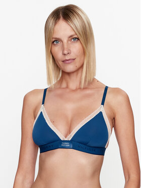 Tommy Hilfiger Tommy Hilfiger Trikotni nedrček UW0UW04750 Modra