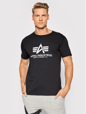 Alpha Industries Alpha Industries T-Shirt Basic 100501 Szary Regular Fit