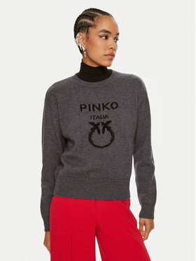 PINKO Pinko Džemperis Burgos 100414 Y7Z4 Pelēks Regular Fit