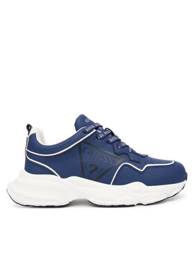 Guess Guess Sneakersy L5BZ10 WO120 Tmavomodrá