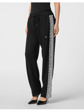 PHILIPP PLEIN PHILIPP PLEIN Spodnie dresowe 26337 Czarny Jogger Fit