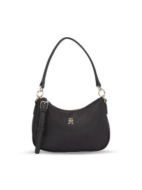 Tommy Hilfiger Tommy Hilfiger Дамска чанта Poppy Shoulder Bag AW0AW15215 Черен