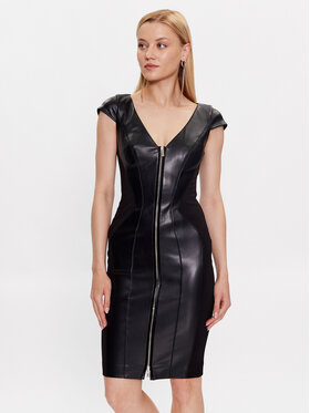 Marciano Guess Marciano Guess Hétköznapi ruha 3YGK07 9646Z Fekete Bodycon Fit