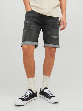 Jack&Jones Jack&Jones Džínové šortky 12224129 Černá Regular Fit