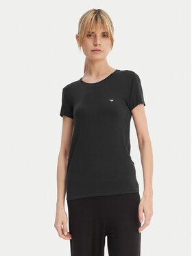 Emporio Armani Emporio Armani Футболка EW000408 AF19024 UC001 Чорний Regular Fit