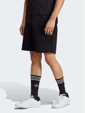adidas adidas Sportovní kraťasy Trefoil Essentials Shorts IA4901 Černá Regular Fit