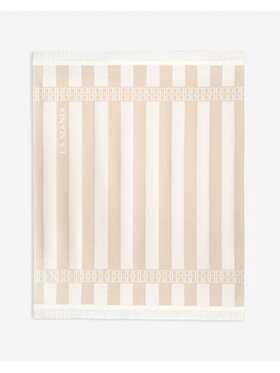 La Mania La Mania Koc Soft Stripes Beżowy