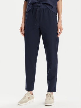 Marella Marella Pantaloni di tessuto Toast 2413131065 Blu scuro Regular Fit
