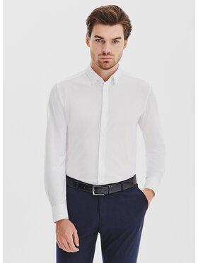 Pako Lorente Pako Lorente Koszula P25WF-1X-048 Biały Slim Fit