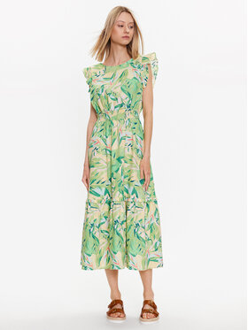 YAS YAS Vsakodnevna obleka 26030005 Zelena Regular Fit