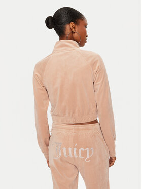 Juicy Couture Majica Dugih Rukava Tasha JCWCT24305 Bež Slim Fit