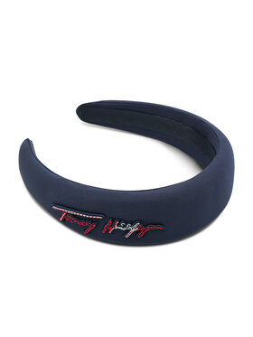 Tommy Hilfiger Tommy Hilfiger Čelenka Iconic Signature Headband AW0AW11681 Tmavomodrá