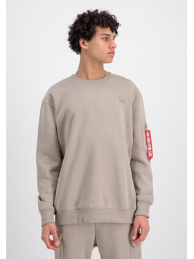 Alpha Industries Alpha Industries Bluza X-Fit Label Sweatshirt Żółty Loose Fit