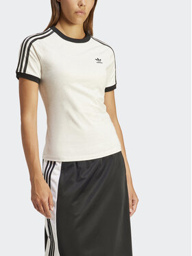 Adidas Majica 3-Stripes IR8104 Bela Slim Fit