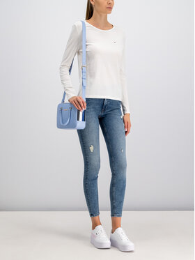 Tommy Jeans Tommy Jeans Bluzka Tjw Soft DW0DW06900 Biały Regular Fit