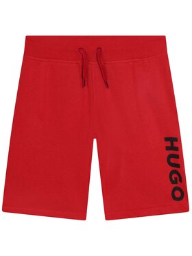 Hugo Hugo Szorty sportowe G24101 S Czerwony Regular Fit