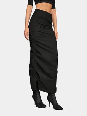 MADE BY SOCIETY MADE BY SOCIETY Spódnica maxi Block Skirt 01 - F27603 Czarny Basic Fit