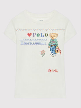 Polo Ralph Lauren Polo Ralph Lauren T-Shirt 312869533001 Biały Regular Fit