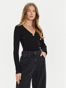 TWINSET TWINSET Džemper 242TP3132 Crna Slim Fit
