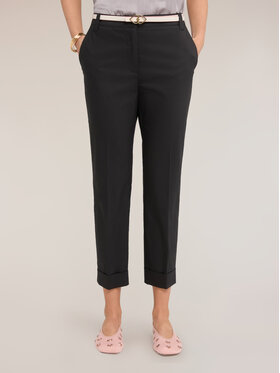 Motivi Motivi Spodnie materiałowe P085Q004532N033 Czarny Slim Fit