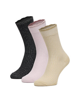 Nine West Nine West Hosszú zoknik CEO_AS_NW_07_W_AW25 (3 PACK) mix Rózsaszín