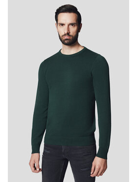 Lancerto Lancerto Sweter Simen SW073224000052 Zielony Regular Fit