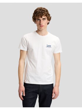 Lee Lee T-Shirt MEDIUMTEE Biały Regular Fit