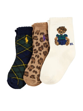 Polo Ralph Lauren Polo Ralph Lauren 3er-Set hohe Kindersocken 445P03251001 Bunt
