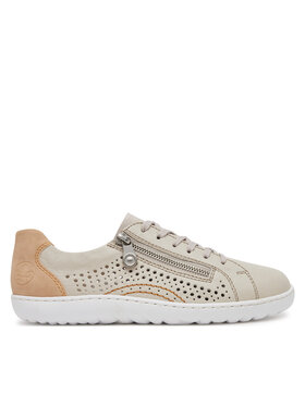 Rieker Rieker Sneakersy 52824-60 Beżowy