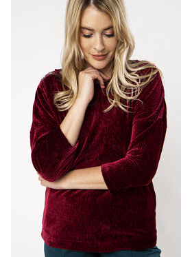 QUIOSQUE QUIOSQUE Bluzka EAGLE BLOUSE Czerwony Regular Fit